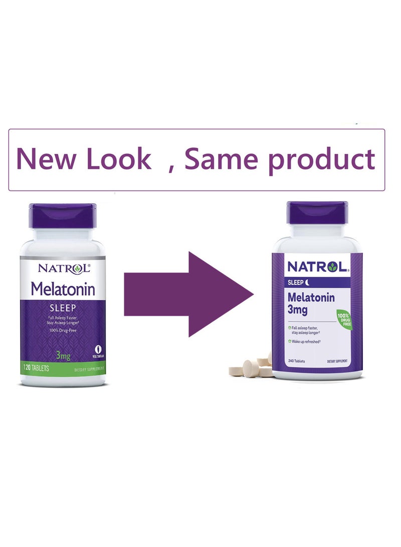 ناترول مكمل غذائي بالميلاتونين لدعم النوم - 100 قرص - Image 1